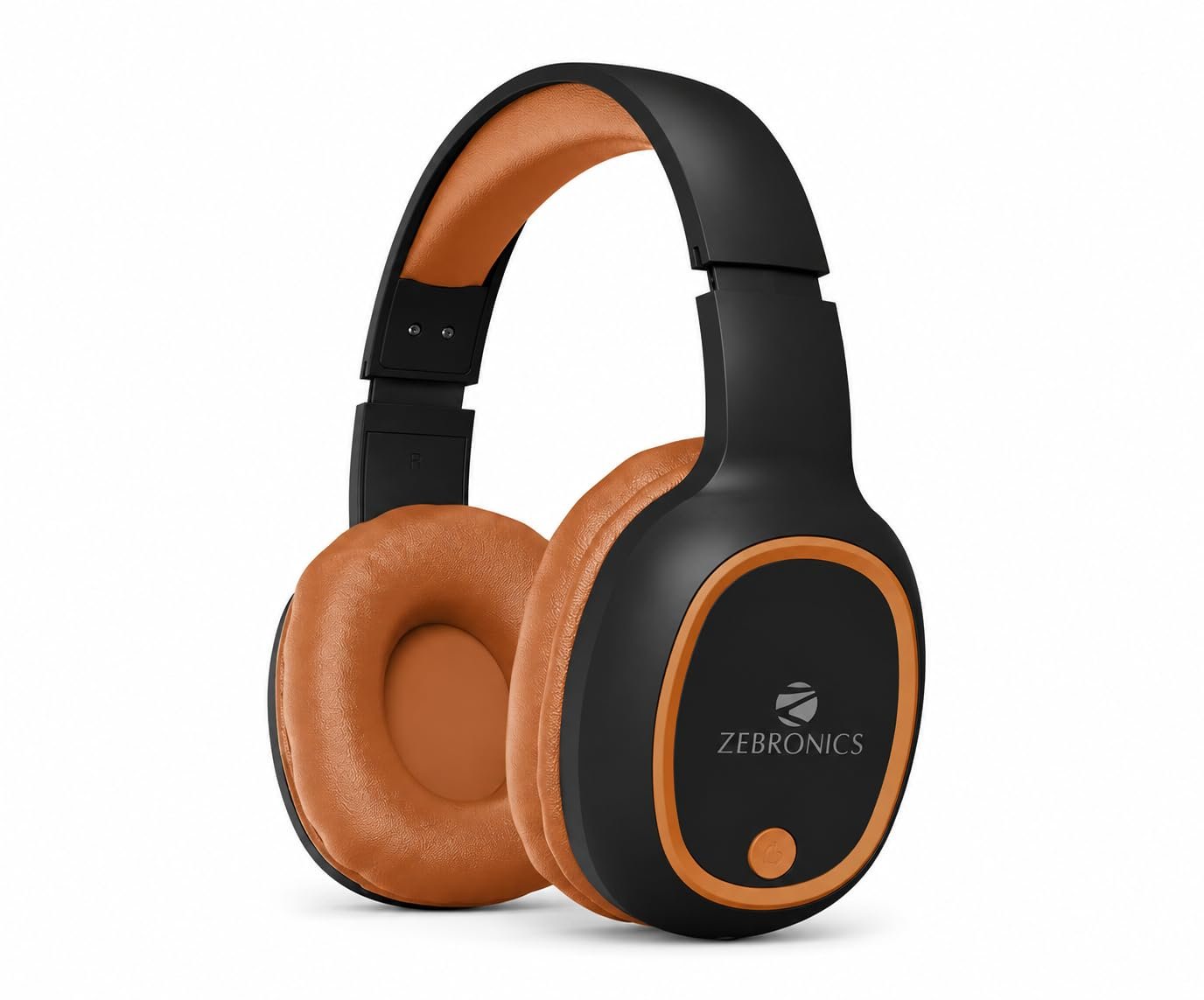 Zebronics Thunder (2026 Upgrade) Wireless Headphones, BT v6.0, True 60 hrs Playback, 40mm Drivers, ENC, Gaming Mode, Dual Pairing, AUX & microSD, Rapid Charging, Call Function (Brown)